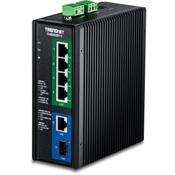 TRENDnet TI-BG50611 - Version v1.0R - Switch - industriell - 4 x 10/100/1000/2.5G (PoE++) (TI-BG50611) (TI-BG50611) thumbnail