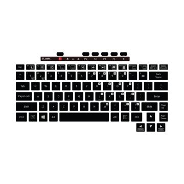 Zebra ET8X 2-in-1 Attachable Rugged Keyboard - Spanisches Layout, Hintergrundbeleuchtet, Schwarz, passend für: ET8X (KYB-ET8X-2I (KYB-ET8X-2IN1-ES1-01) thumbnail