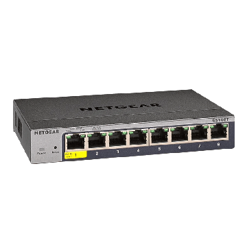 Netgear 8PT MULTIGIG SMART SWCH W/2 SFP+ MS110T (MS110TX-100EUS) thumbnail