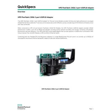 HP CTO/FlexFabric 20Gb 2P 650FLB (RP001231214) thumbnail