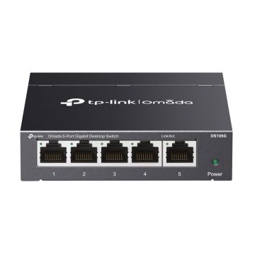 TP-Link Omada DS105G netwerk-switch Unmanaged Gigabit Ethernet (10/100/1000) Zwart (DS105G) thumbnail