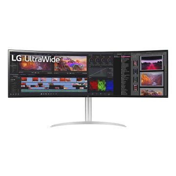 LG 49BQ95C-W computer monitor 124,5 cm (49") 5120 x 1440 Pixels UltraWide Dual Quad HD Wit (49BQ95C-W.AEU) thumbnail