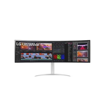 LG 49WQ95X-W computer monitor 124,5 cm (49") 5120 x 1440 Pixels Dual QHD Wit (49WQ95X-W.AEU) thumbnail
