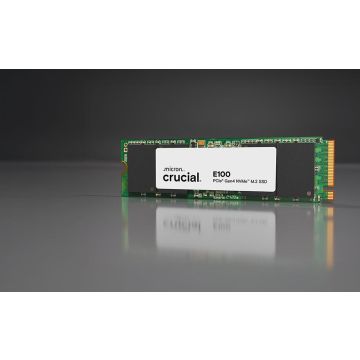 Micron Crucial SSD E100 - 480 GB - M.2 2280 - PCIe 4.0 x4 NVMe - Tray (CT480E100SSD8-T) thumbnail