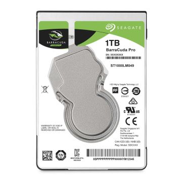 Seagate Barracuda Pro interne harde schijf 1 TB 7200 RPM 128 MB 2.5" SATA III (ST1000LM049) thumbnail