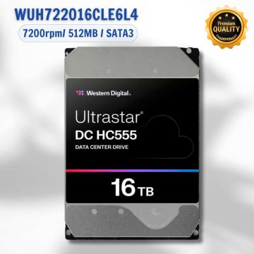 Western Digital WD HDD Ultrastar DC HC555 - 20 TB - 3.5 - SATA 6 GB/s (WUH722020CLE6L4) thumbnail