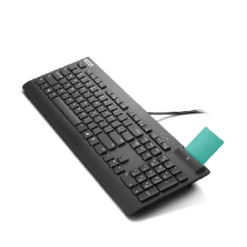 Lenovo Calliope Gen2 USB PC Tastatur Slim Tasten Deutsch Schwarz DE Keyboard (5D50U84448) thumbnail