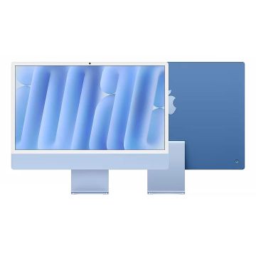 Apple 24-inch iMac with Retina 4.5K display: Apple M4 chip with 10-core CPU and 10-core GPU, 16GB, 512GB SSD - Blue (MWV33ZE/A) thumbnail