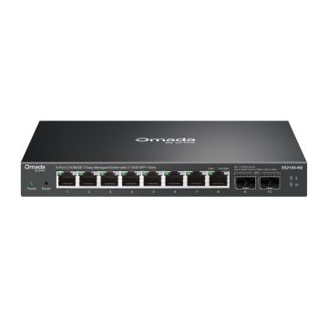 TP-Link ES210X-M2 netwerk-switch Managed 2.5G Ethernet (100/1000/2500) Bureaublad-/wandmontage Zwart (ES210X-M2(UN)) thumbnail