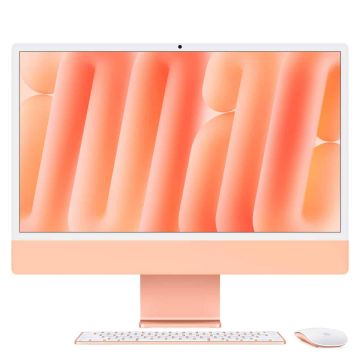 Apple iMac Orange CZ1EV-00200010 - 61cm(24‘‘) M4 10-Core CPU, 10-Core GPU, 16GB RAM, 1TB SSD, Standardglas, Magic Keyboard TID u (CZ1EV-00200010) thumbnail
