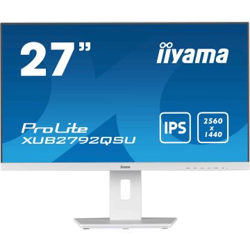 iiyama ProLite XUB2792QSU-W5 computer monitor 68,6 cm (27") 2560 x 1440 Pixels Wide Quad HD LED Wit (XUB2792QSU-W5) thumbnail