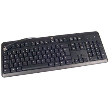 HP 672647-L33 toetsenbord Kantoor USB QWERTY US International Zwart (672647-L33) thumbnail