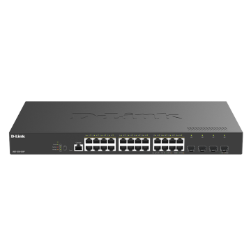 D-Link 24-port Gigabit PoE Smart Managed Switch with 4x 10G SFP+ ports370Watts (DGS-1250-28XP/E) thumbnail