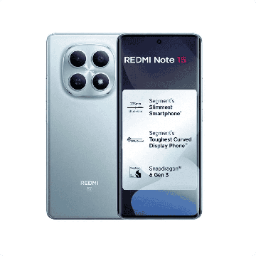 Xiaomi Redmi Note 15 5G Dual Sim 8GB RAM 512GB - Glacier Blue (860671083645843) (860671083645843) thumbnail