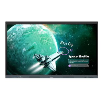 BenQ RE6505E interactief whiteboard 165,1 cm (65") 3840 x 2160 Pixels Touchscreen Zwart USB (9H.FCRTK.DE) thumbnail