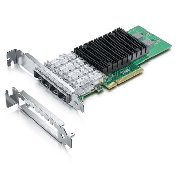 FUJITSU X710-DA4 QUAD-PORT 10GB SFP PCI-E NETWORK CARD - HPB (EX710DA4G1P5-HP) thumbnail