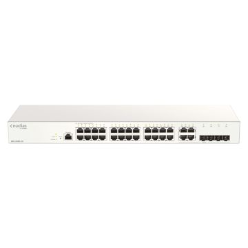 D-Link DBS-2000-28 netwerk-switch Managed L2 Gigabit Ethernet (10/100/1000) Grijs (DBS-2000-28) thumbnail