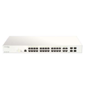 D-Link DBS-2000-28MP netwerk-switch Managed L2 Gigabit Ethernet (10/100/1000) Grijs (DBS-2000-28MP) thumbnail