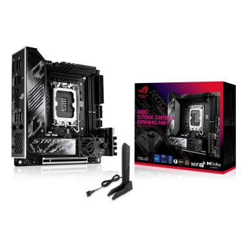 ASUS ROG STRIX Z890-I GAMING WIFI Intel Z890 LGA 1851 (Socket V1) mini ITX (90MB1IC0-M0EAY0) thumbnail
