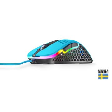 Cherry XTRFY M4 RGB kabelgebundene Gaming Maus USB Miami Blue (XG-M4-RGB-BLUE) thumbnail
