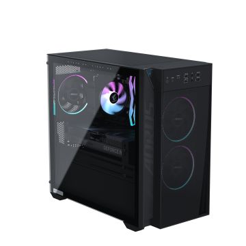 GIGABYTE AORUS PRIME 3 AP3A7N6-5111 PC AMD Ryzen™ 7 9700X 16 GB DDR5-SDRAM 1 TB SSD NVIDIA GeForce RTX 5060 Windows 11 Home Desktop Zwart (AP3A7N6-5111) thumbnail