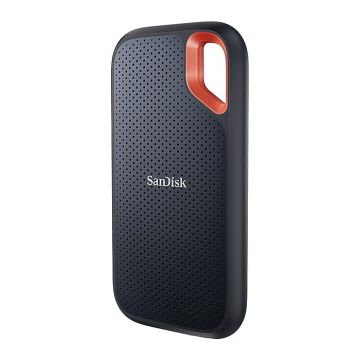 SanDisk Extreme Portable SSD V2 2 TB USB-C 3.1 (10Gb/?s) externe SSD inklusive Schutztasche (SDSSDE61-2T00-G25+TASCHE) thumbnail