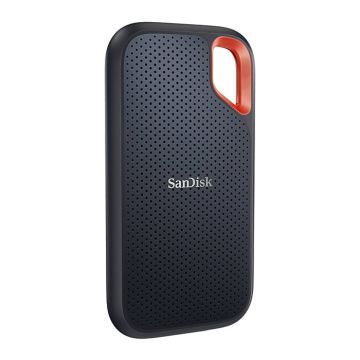 SanDisk Extreme Portable SSD V2 4 TB USB-C 3.1 (10Gb/?s) externe SSD inklusive Schutztasche (SDSSDE61-4T00-G25+TASCHE) thumbnail