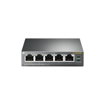 TP-Link TL-SG1005P Unmanaged Gigabit Ethernet (10/100/1000) Power over Ethernet (PoE) Zwart (2X TL-SG1005P) thumbnail