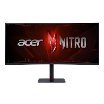 Acer Nitro XV5 XV345CURV3bmiphuzx computer monitor 86,4 cm (34") 3440 x 1440 Pixels UltraWide Quad HD LCD Zwart (UM.CX5EE.301) thumbnail
