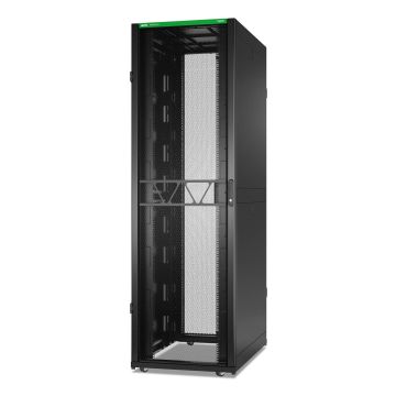 APC NetShelter SX, serverrackbehuizing, Gen 2, 52U, 2436H x 750B x 1200D mm, met zijkanten, zwart (AR3358B2) thumbnail