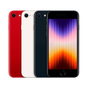 Apple iPhone SE 3 64GB 4.7 Midnight No Accessories/ASIS/Bulk Packed (4MXF3ZD/A-AS) thumbnail