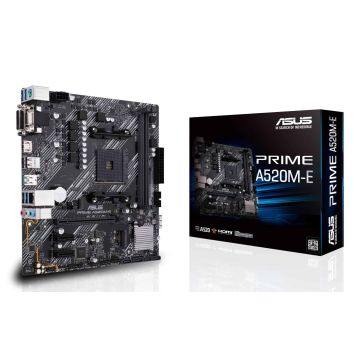 ASUS PRIME A520M-E AMD A520 Socket AM4 micro ATX (90MB1510-M0EAY0) thumbnail