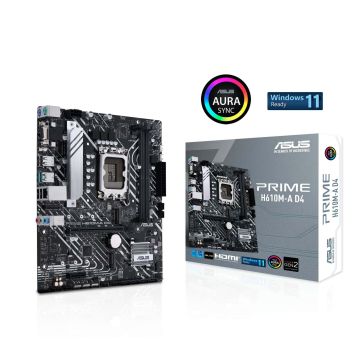 ASUS PRIME H610M-A D4 Intel H610 LGA 1700 micro ATX (90MB19P0-M0EAY0) thumbnail