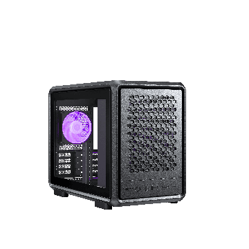 Cooler Master MF400M-KHNN-S00 MasterFrame 400 Mesh Black, mATX, USB 3.2 Type-C, Window, Black (MF400M-KHNN-S00) thumbnail