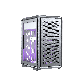 Cooler Master MF400M-SHNN-S00 MasterFrame 400 Mesh Silver, mATX, USB 3.2 Gen 2x2 Type-C, Window (MF400M-SHNN-S00) thumbnail
