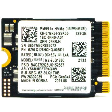 Dell 7NRJ4 (Samsung MZ-9LQ128C) PM991a TLC NAND Solid State Drive (7NRJ4) thumbnail