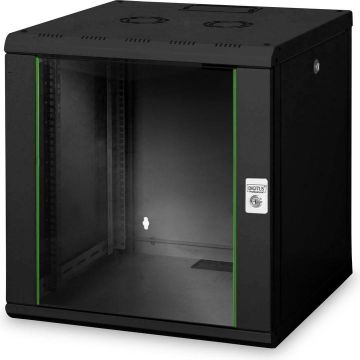 Digitus 12U wall mounting cabinet 19 rack 600x600, drzwi pe³ne, mounted, 60kg, grey (RAL 7035) (DN-W19 12U/600/MD) thumbnail