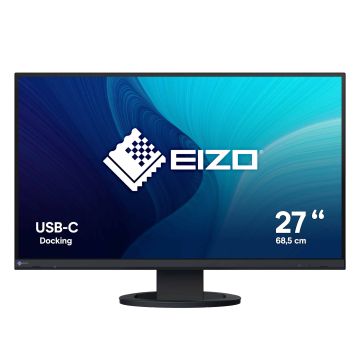 EIZO FlexScan EV2720S-BK computer monitor 68,6 cm (27") 2560 x 1440 Pixels Quad HD LCD Zwart (EV2720S) thumbnail