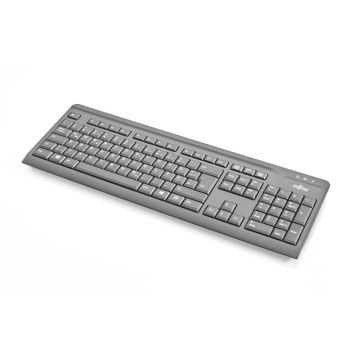 Fujitsu KB410 toetsenbord Kantoor USB QWERTY Engels Zwart (S26381-K511-L410) thumbnail