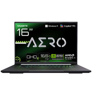 GIGABYTE AERO X16 1VH93EEC64AH laptop Copilot+ PC AMD Ryzen AI 7 350 40,6 cm (16") WQXGA 32 GB DDR5-SDRAM 1 TB SSD NVIDIA GeForce RTX 5060 Wi-Fi 6E (802.11ax) Windows 11 Home Grijs (AERO X16 1VH93EEC64AH) thumbnail