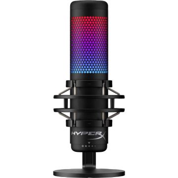 HyperX QuadCast S - USB-microfoon (zwart-grijs) - RGB-verlichting (4P5P7AA) thumbnail