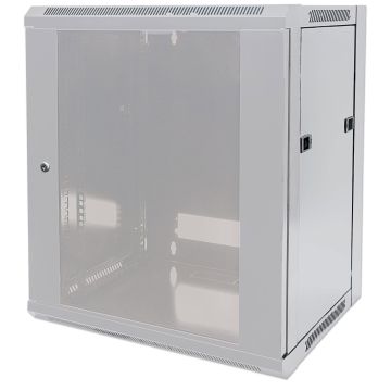 Intellinet 711807 rack 9U Wandrek Grijs (711807) thumbnail
