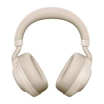 Jabra Evolve2 85 Headset Draadloos Hoofdband Kantoor/callcenter USB Type-C Bluetooth Goud, Beige (28599-999-898) thumbnail