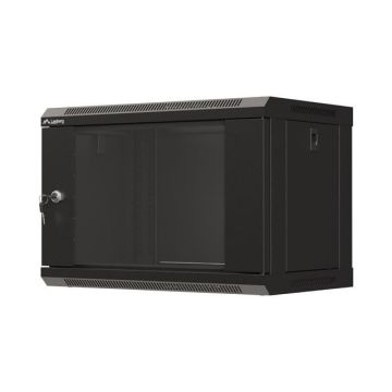 LANBERG 19  6U 540x350 Wandgehäuse Glastür (FlatPack) gr (WF03-5306-10S) thumbnail