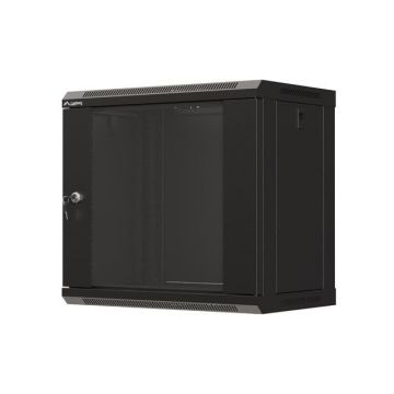 LANBERG 19  9U 540x350 Wandgehäuse Glastür (FlatPack) gr (WF03-5309-10S) thumbnail