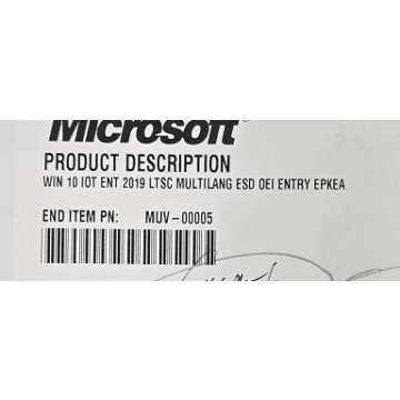 Microsoft Windows 10 IoT Ent. LTSC Entry (MUV-00005) thumbnail