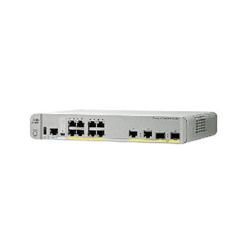 Cisco WS-C3560CX-8PT-S netwerk-switch Managed Gigabit Ethernet (10/100/1000) Power over Ethernet (PoE) Wit (P1063406-030) thumbnail