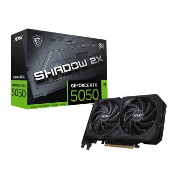 MSI GeForce RTX 5050 8G SHADOW 2X OC NVIDIA 8 GB GDDR6 (GEFORCE RTX 5050 8G SHADOW 2X OC BULK) thumbnail