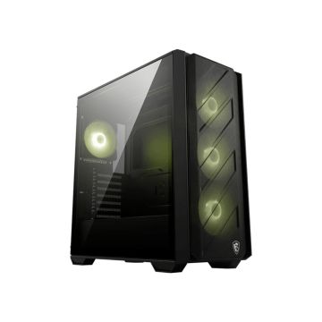 MSI MAG FORGE 330R AIRFLOW computerbehuizing Midi Tower Zwart, Transparant (MAG FORGE 330R AIRFLOW) thumbnail