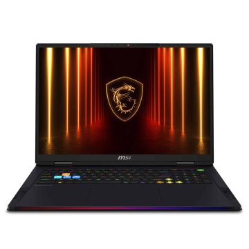 MSI Raider A18 HX A8WHG-284NL AMD Ryzen™ 9 8940HX Laptop 45,7 cm (18") Quad HD+ 32 GB DDR5-SDRAM 1 TB SSD NVIDIA GeForce RTX 5070 Ti Wi-Fi 7 (802.11be) Windows 11 Home Zwart (RAIDER A18 HX A8WHG-284NL) thumbnail